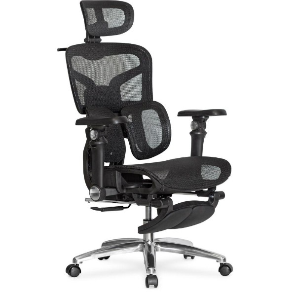 Фото - Кресло офисное Mealux S2 Air Plus Black (HF-S2 M/B)